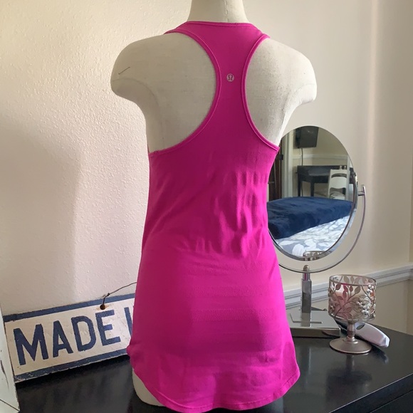 Lululemon hot pink tank. Size 6. - Picture 2 of 4